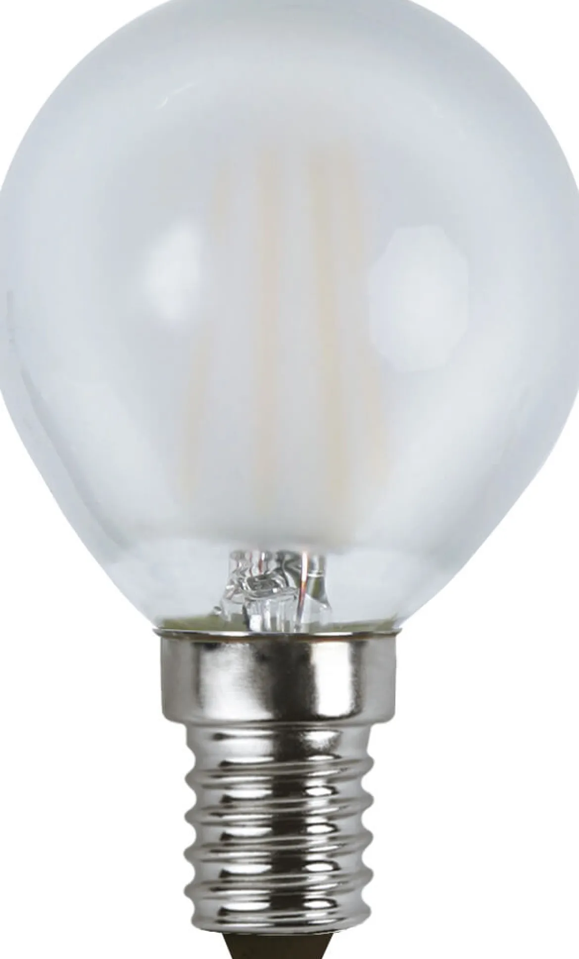 E14 Klot Dimbar 4W 2700K 400lm Frostad LED-Lampa