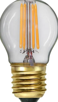 E27 Klot SoftGlow Dimbar 4W 2100K 350lm Klar LED-Lampa