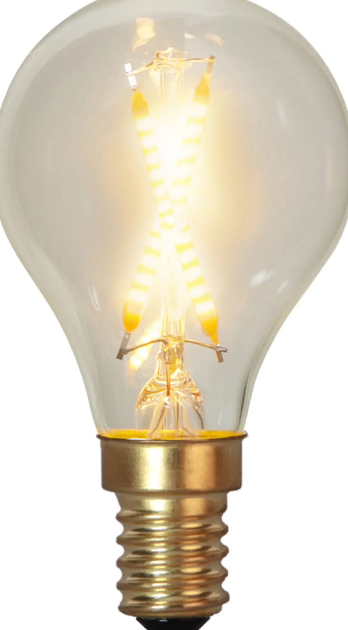 E14 Klot SoftGlow 0.5W 2100K 30lm Klar LED-Lampa