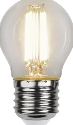 E27 Klot 3-Steg Dimbar Minne Klar 4.2W 3000K 470lm LED-Lampa
