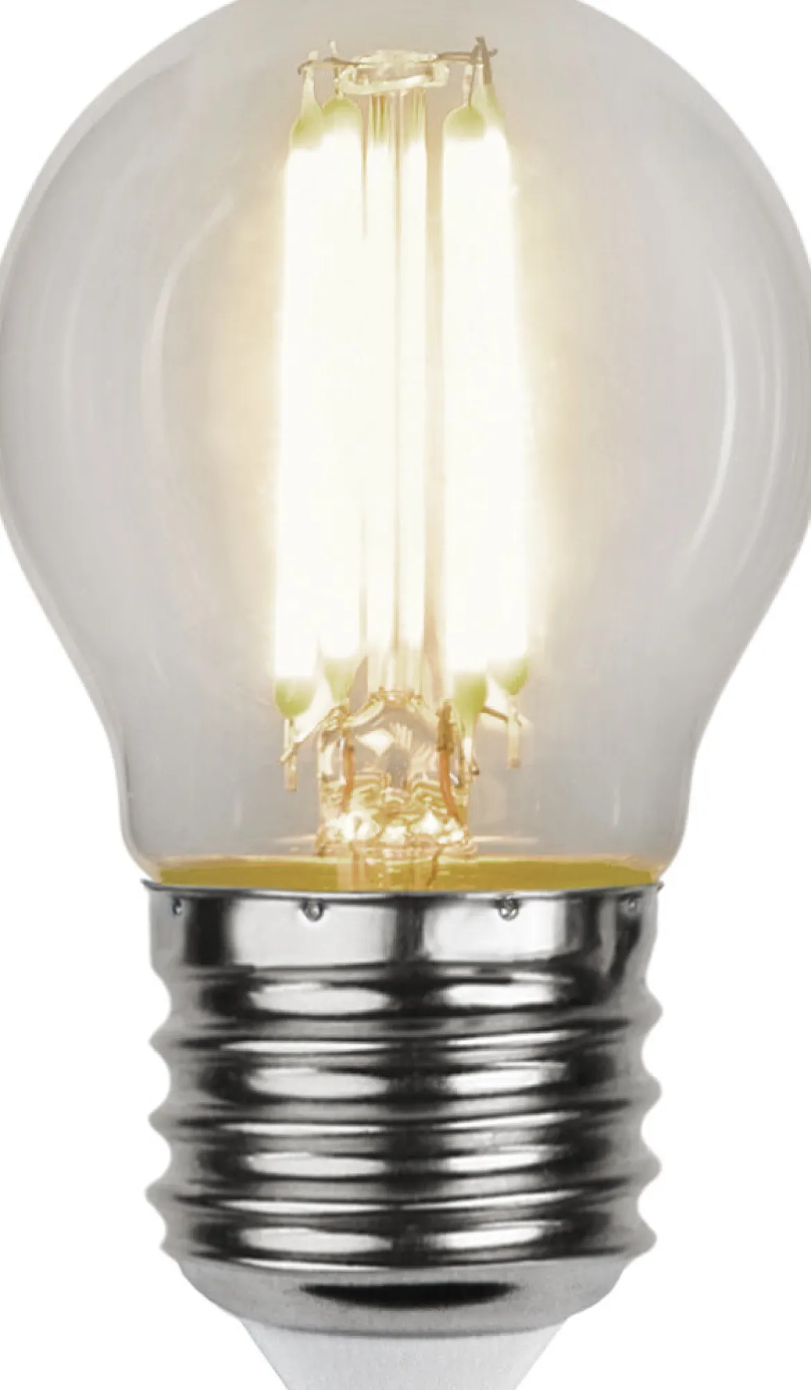 E27 Klot 3-Steg Dimbar Minne Klar 4.2W 3000K 470lm LED-Lampa