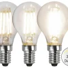 E14 Klot 3-Stegs Dimbar Minne 4,2W 3000K 470lm LED-Lampa