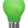 E27 Klot 0.9W Grön LED-Lampa
