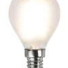 E14 Klot 1.5W 2700K 150lm Frostad LED-Lampa