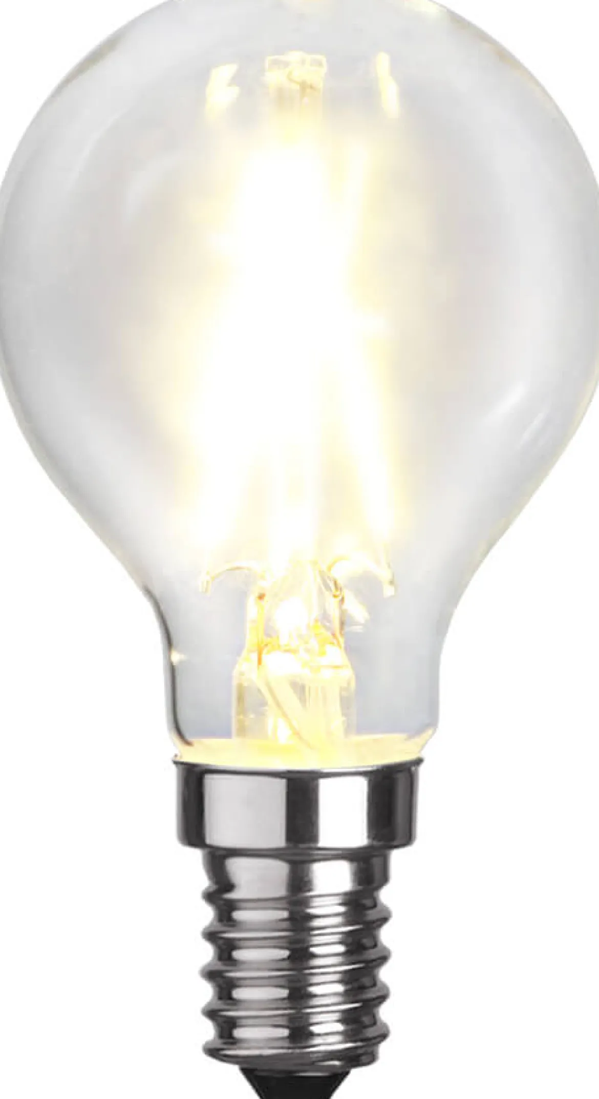 E14 Klot 1.5W 2700K 150lm Klar LED-Lampa