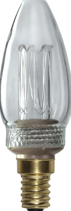 E14 Kronljus Dimbar 2.3W 1800K 70lm Klar LED-Lampa