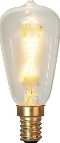 E14 Mininavigation SoftGlow 0.5W 2100K 30lm Klar LED-Lampa