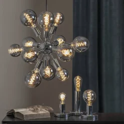 E27 Normal Dimbar Decoled Rökfärgad 2W 2100K 50lm LED-Lampa