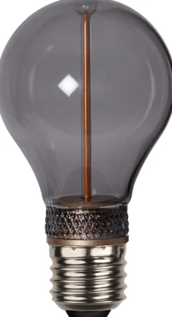 E27 Normal 3-Steg Dimbar Minne DecoLed 2W 1800K 100lm Smoke