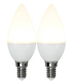 E14 2-Pack Kronljus Opal Basic 3W 3000K 250lm LED-Lampa