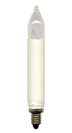 E10 Reservlampa 2-pack 16V 10,3cm Klar/Vit