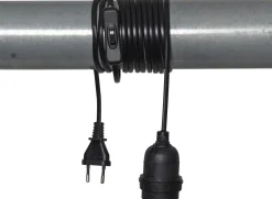 E27 Sladdställ Basic 3,5m Svart