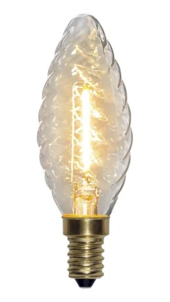 E14 SoftGlow Kronljus Twist 0.8W 2100K 70lm LED-Lampa