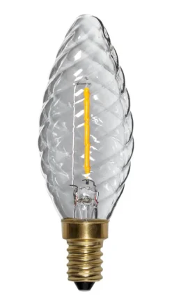 E14 SoftGlow Kronljus Twist 0.8W 2100K 70lm LED-Lampa