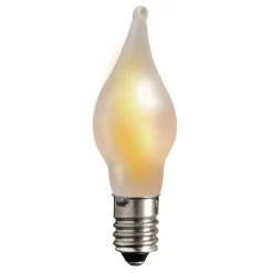 E10 Topplampa Flame 3-pack 10-55V 0,15W Frostad