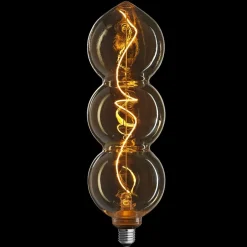 E27 TRIPLE GOLD 0 3-steg Dimbar 4/2,2/09W 1800K LED-Lampa