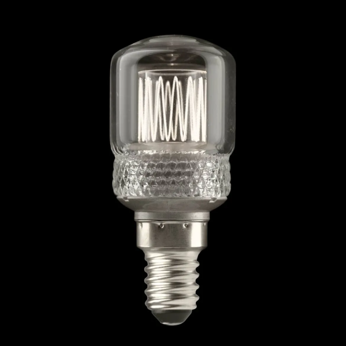 E14 UNI-K Päron Klar 3000K 1W 40lm Dimbar