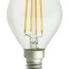 E14 UNI-LEDISON Klot Klar 2200K 4W 350lm Dimbar