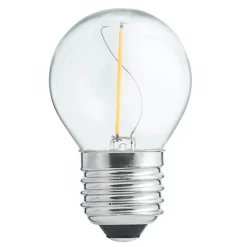 E27 UNI-LEDISON Klot Klar 1W 2700K 120lm
