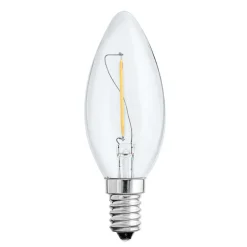 E14 UNI-LEDISON Kronljus Klar 1W