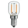 E14 UNI-LEDISON Päron Klar Dimbar 1,5W 60lm