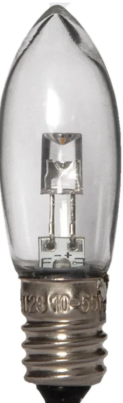 E10 Universal LED Reservlampa 7-pack 10-55V Transparent