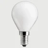 E14 UNI-WHITE Klot Opal 0,8W 2700K 45lm Dimbar
