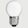 E27 UNI-WHITE Klot Opal 0,8W 2700K 45lm Dimbar