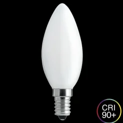 E14 UNI-WHITE Kronljus Opal 0,8W 2700K 45lm Dimbar