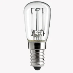 E14 UNI-WHITE Päron 1,5W 2700K 60lm Dimbar