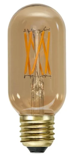 E27 Vintage Gold Tubural 3.7W 1800K 240lm LED-Lampa