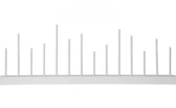 ECHO Träljusstake 14LED 77cm Vit