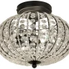 EDDA Plafond 29,5cm Svart/Klar