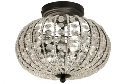 EDDA Plafond 29,5cm Svart/Klar