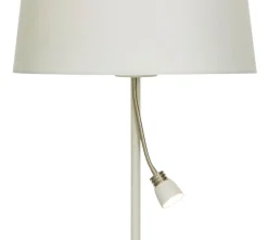 EKETORP Golvlampa LED 145cm Vit/Stål