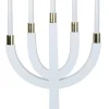ELIAS Ljusstake 7L 67cm Vit/Guld
