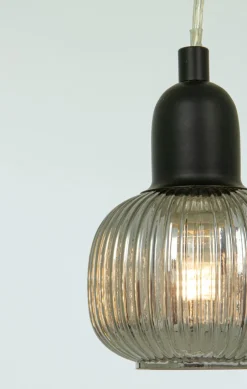 ELIN Fönsterlampa 15cm Svart/Rökgrå