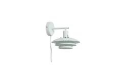 EPSILON Vägglampa 20cm Vit
