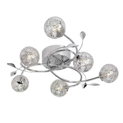 ETSY Plafond 65cm Krom glitter