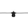 EXTRA SYSTEM 24 Ljusslinga 400cm Svart IP44
