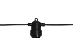EXTRA SYSTEM 24 Ljusslinga 400cm Svart IP44