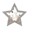 FAUNA Bordsdekoration 32cm 10LED Brun