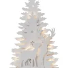 FAUNA Gran Bordsdekoration 44cm Vit
