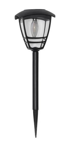 FELIX Solcells-pollare 45cm Svart IP44