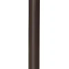FERGUS Solcells-pollare 35cm Brun
