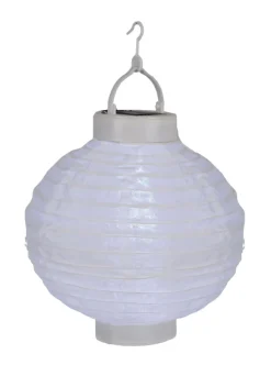 FESTIVAL Solcell Papperslykta 22cm Vit
