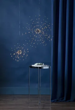 FIREWORK Hängande dekoration 26cm 120LED Svart
