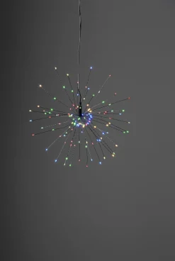 FIREWORK Hängande dekoration 26cm Svart/Flerfärgad