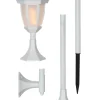 FLAME Solcellsdekoration 63cm Vit IP44