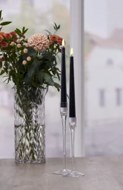 FLAMME CANDY Antikljus 2-pack 26cm Svart